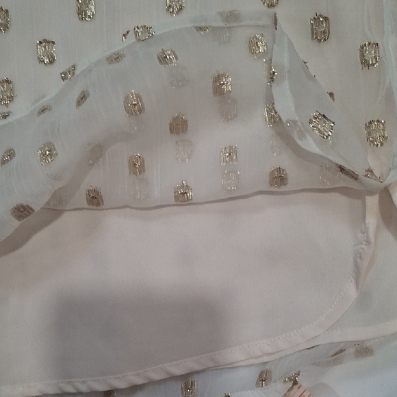 LOFT Cream Puff Sleeve Blouse with Peter Pan Collar - Picture 7 of 12